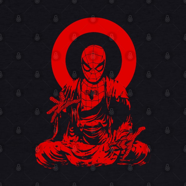 SPIDEY AS BUDDHA by ROBZILLA